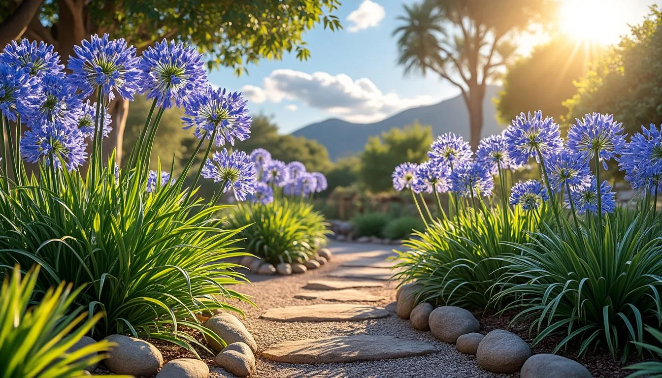 découvrez l'agapanthe, la fleur emblématique de l'été, symbole de charme et d'élégance avec ses magnifiques touches de bleu.