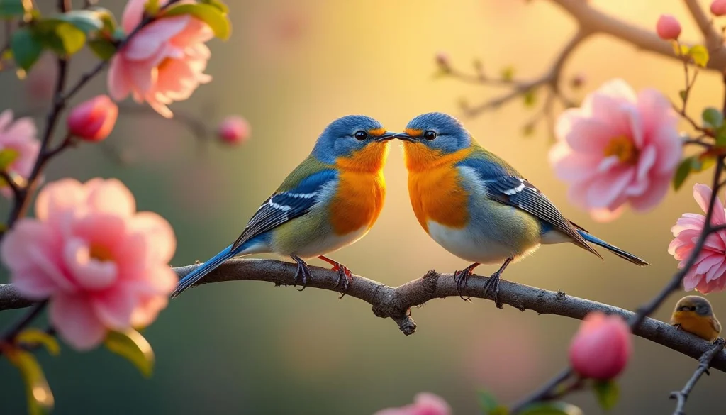 le 19 mars : célébrez l'union enchantée des oiseaux avec cette journée spéciale dédiée à leur amour et leur beauté.