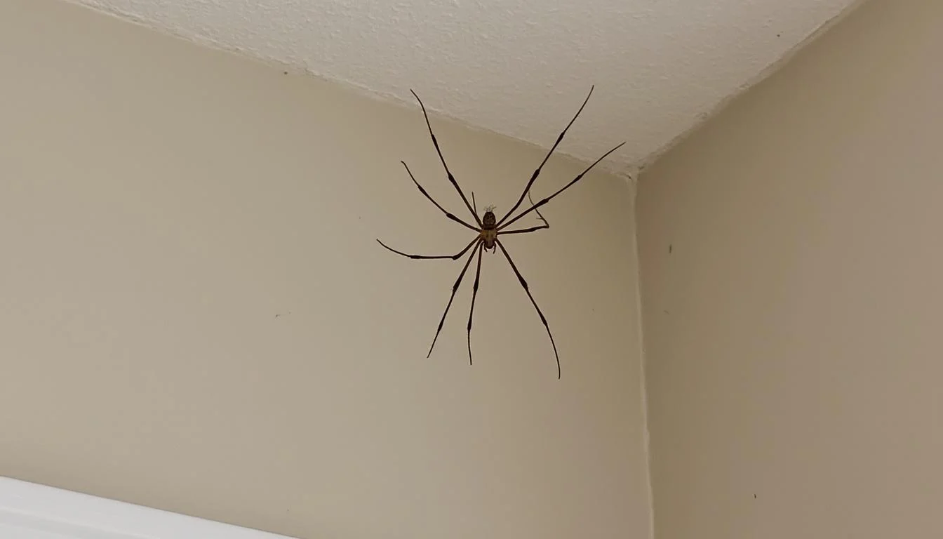 découvrez tout sur l'araignée aux pattes interminables qui fréquente votre maison : son identité, ses habitudes et comment cohabiter sereinement avec elle.