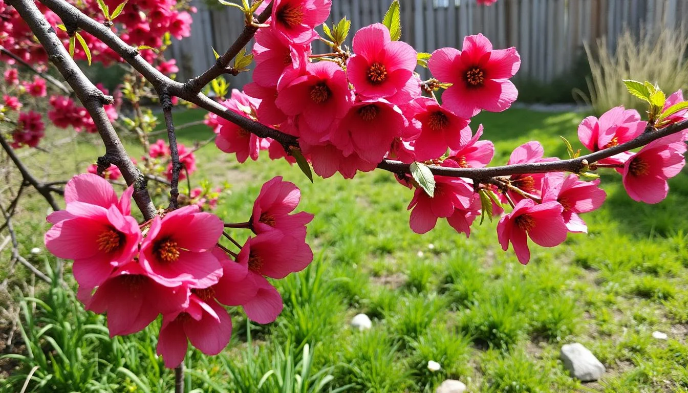 découvrez le cognassier du japon, un arbre aux fleurs magnifiques et aux bienfaits multiples, idéal pour embellir votre jardin et profiter de ses vertus uniques.
