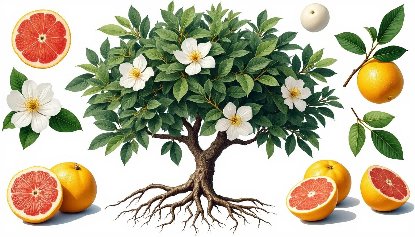 découvrez tout sur le pamplemoussier (citrus paradisi), son fruit délicieux et ses nombreux bienfaits pour la santé. guide complet pour mieux connaître ce agrume vitaminé.