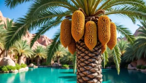 découvrez le palmier dattier, phoenix dactylifera, arbre emblématique des oasis, symbole de vie et de richesse dans les régions désertiques.