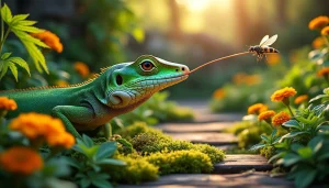 découvrez comment le régime alimentaire du lézard peut protéger naturellement votre jardin en éliminant insectes nuisibles et parasites.