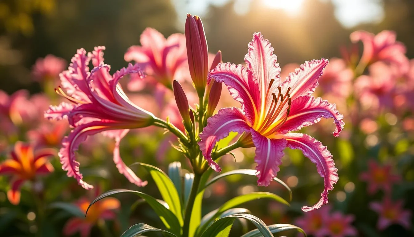 découvrez la nérine, une fleur élégante et colorée, symbole de beauté et de raffinement dans tous vos jardins et bouquets.