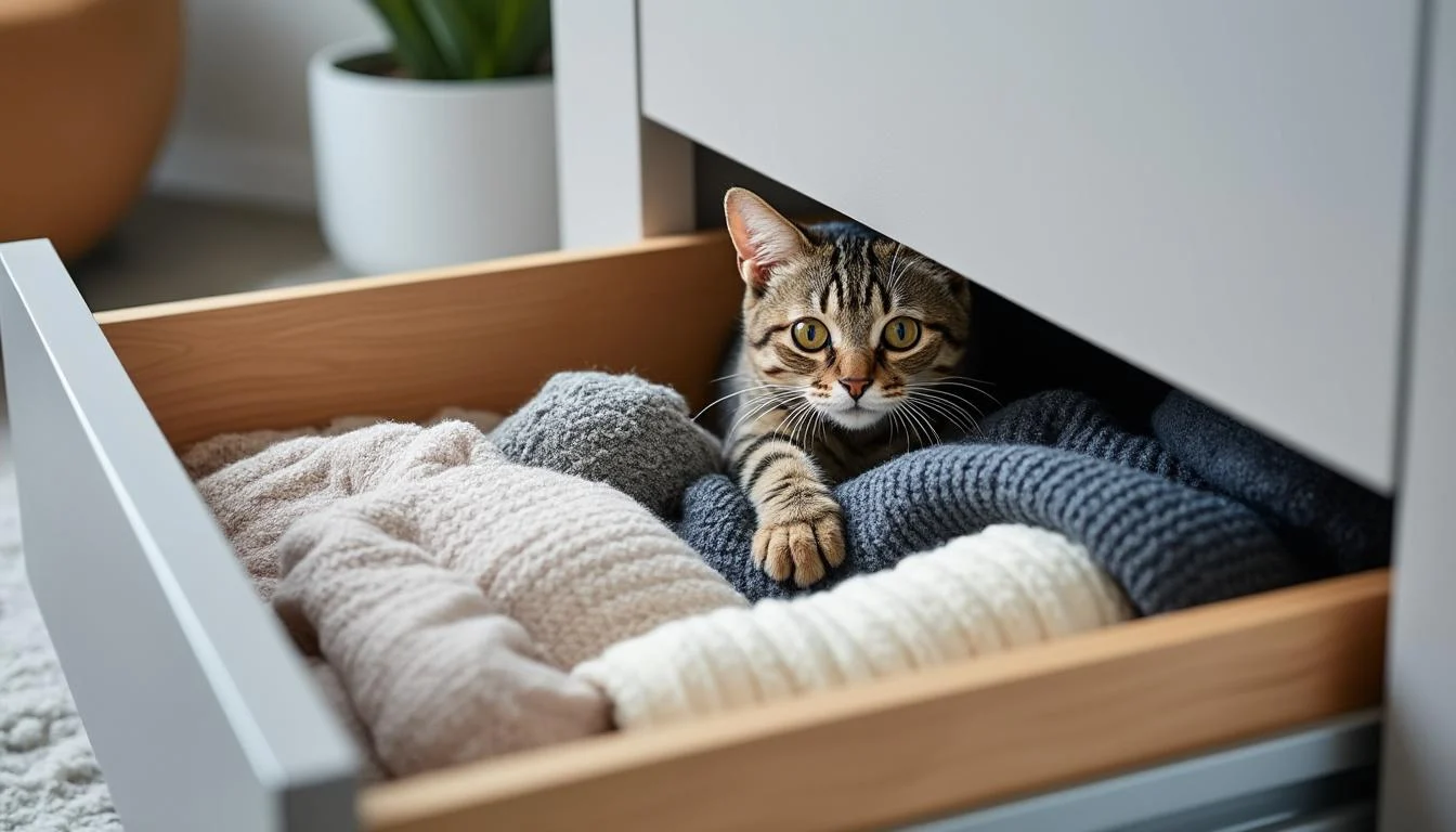 découvrez pourquoi votre chat adore explorer les tiroirs entrouverts et les raisons surprenantes de ce comportement amusant et mystérieux.