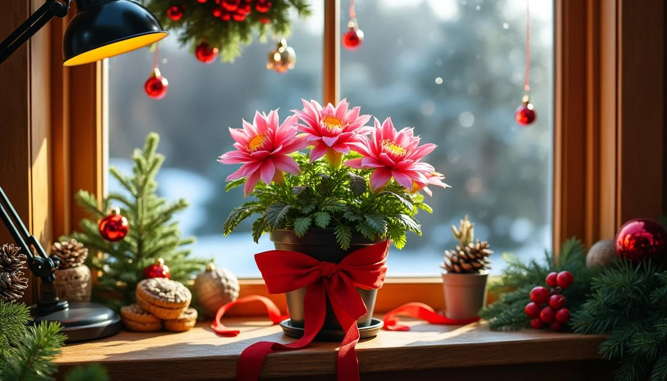 découvrez le schlumbergera, la plante de noël aux fleurs éclatantes, parfaite pour illuminer votre intérieur pendant les fêtes avec ses couleurs vives et sa beauté unique.